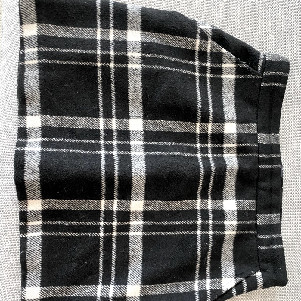 Short Plaid Skirt with pockets